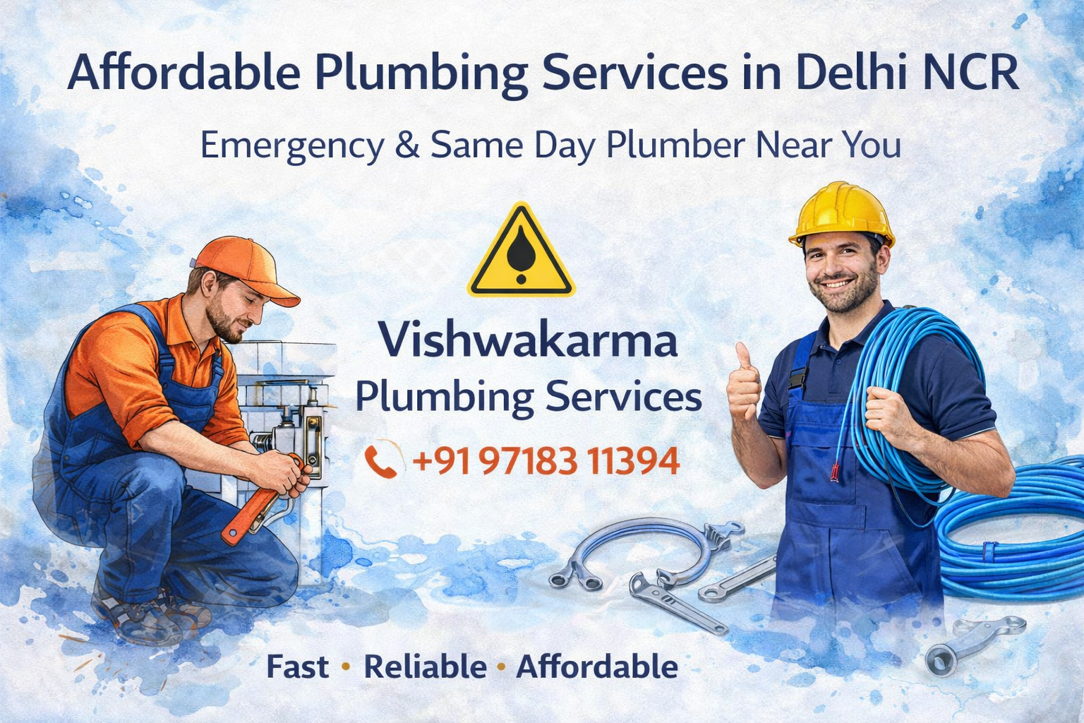 Affordable Plumbing Services in Delhi NCR – Emergency & Same Day Plumber Near You